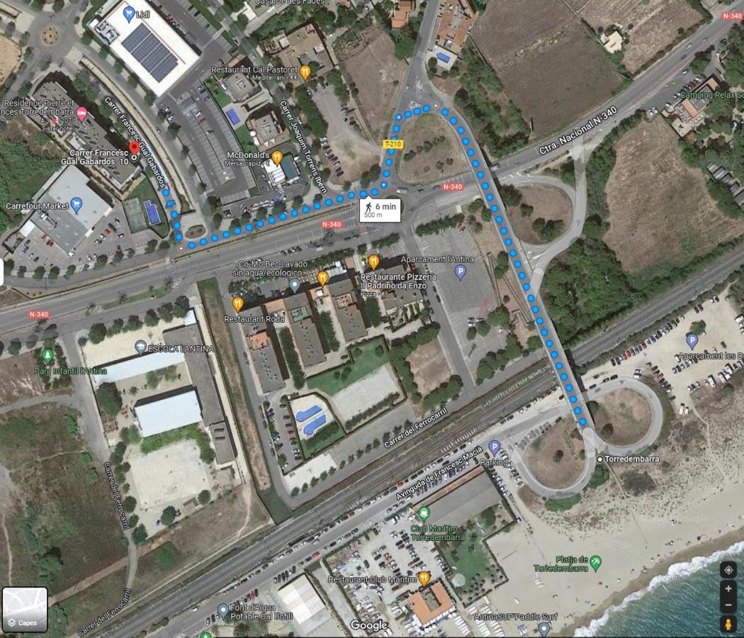 Apartamento Diseno A Cien Metros Del Mar. Torredembarra Bagian luar foto